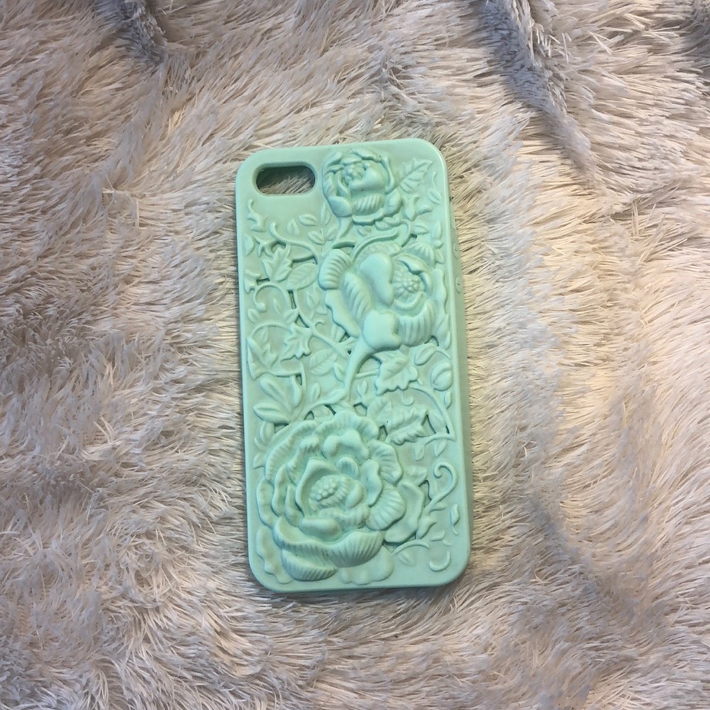 Turquoise/Mint silicone iPhone 5/5s/SE case